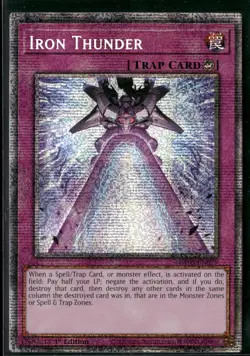 Iron Thunder (Starlight Rare) RA05-EN079 Starlight Rare Yu-Gi-Oh Near Mint - Image 1