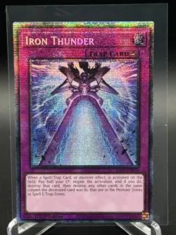 Yugioh TCG Iron Thunder RA05-EN079 Starlight Rare 1st Edition NM - Image 1