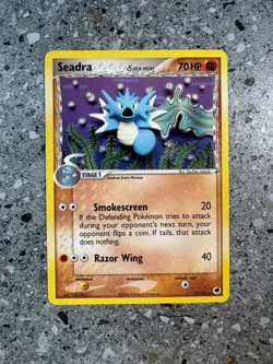 Pokemon TCG Cards Seadra 22/101 Dragon Frontiers Rare NM - Image 1