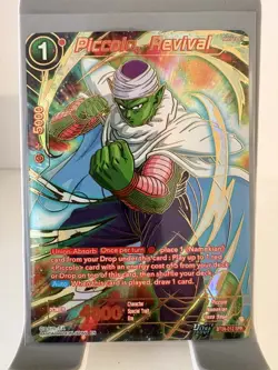 Piccolo Revival BT28-012 SPR Gold Dragon Ball Super Masters Card Prismatic Clash - Image 1