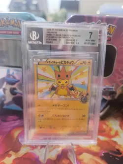 Pokemon Karte Card Mega Tokyo's Pikachu Holo XY Center Promo japan Beckett BGS 7 - Image 1