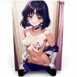 Sailor Moon Sailor Saturn Sexy Anime Waifu Girl Doujin Lewd Goddess Story Card - Image 1