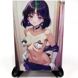 Sailor Moon Sailor Saturn Sexy Anime Waifu Girl Doujin Lewd Goddess Story Card - Image 2