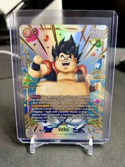 Veku FB09-091 Alternate Art Dual Evolution Dragon Ball Card English Fusion NM - Image 1