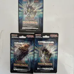 Yugioh Toon Chaos Blister Booster Pack 1st Edition Brand New X4 - Image 1