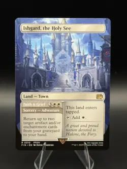 MTG Ishgard, the Holy See (Borderless) Final Fantasy 310 NM Regular - Image 1