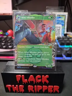 Miles Morales Ultimate (0211) (Borderless Foil) Marvel's Spider-Man Foil Mtg - Image 1