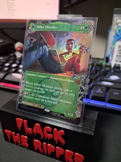 Miles Morales Ultimate (0211) (Borderless Foil) Marvel's Spider-Man Foil Mtg - Image 2