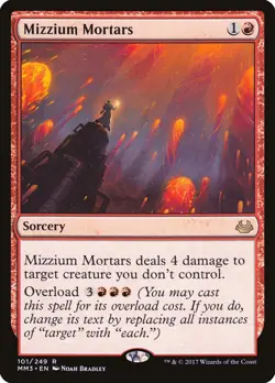 Mizzium Mortars 101 Rare Modern Masters 2017 MM3 MTG - Image 1