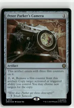 Peter Parker's Camera FOIL Spider-Man MTG NM - Image 1