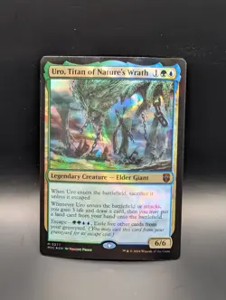 MTG - Uro, Titan of Nature's Wrath - RIPPLE FOIL - M3C #277 - Mythic - Image 1