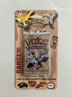 Pokemon TCG Fossil Blister Booster Pack Brand New Factory Sealed Aerodactyl Art - Image 1