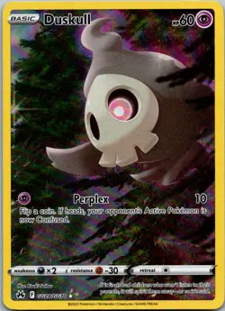 Duskull GG28/GG70 Holo Crown Zenith Galarian Gallery Pokemon NM - Image 1