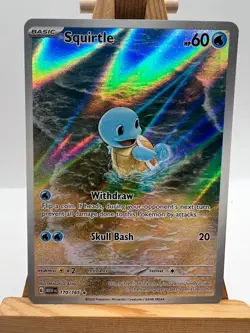 Pokemon TCG - S&V 151 - 170/165 Squirtle - Illustration Rare - NM/M 2 - Image 1