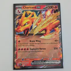 Pokemon Charizard EX Promo Holo Sv: Scarlet & Violet 161 330 HP - Image 1
