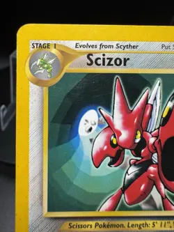 1999 Pokemon Wizards Black Star Promos Scizor #33 LP-/MP - Image 3