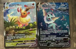JUMBO VMAX Pokemon Set Flareon SWSH180 Vaporeon SWSH182 Jolteon SWSH184 - Image 1