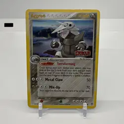 Aggron Reverse Holo Rare EX Power Keepers Stamped 1/108 Pokemon TCG MP - Image 1