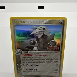 Aggron Reverse Holo Rare EX Power Keepers Stamped 1/108 Pokemon TCG MP - Image 2