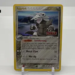 Aggron Reverse Holo Rare EX Power Keepers Stamped 1/108 Pokemon TCG MP - Image 4