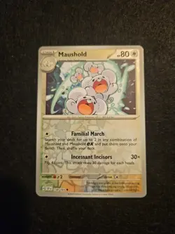 Maushold 158/191 Reverse Holo Pokemon TCG: SV Surging Sparks - Image 1