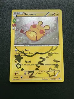 Pokemon TCG: Dedenne RC10/RC32 XY Generations Radiant Collection Holo LP - Image 1