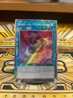 Yugioh Kreis der Feuerkonige Platinum Secret Rare RA04-DE195 - Image 1