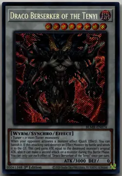 Draco Berserker of the Tenyi Secret Rare Battles of Legend: Monstrous Revenge BL - Image 1