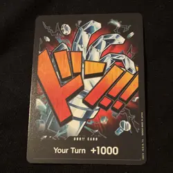 Bandai Don!! Card Your Turn +1000 One Piece CCG Standard Regular Card - Image 1