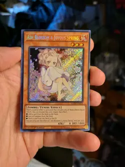 Yugioh Ash Blossom & Joyous Spring RA04-EN025 1st Secret Rare (Atl. Art) - Image 1