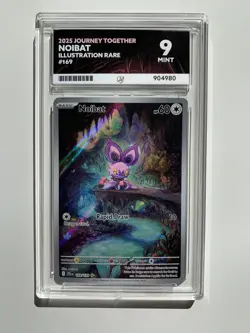 Pokemon TCG Journey Together Noibat Card 169/159 Illustration Rare, Ace 9 - Image 1