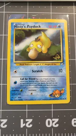POKEMON-MISTY'S PSYDUCK WIZARDS OF THE COAST PROMO 54/132-NICE CARD! - Image 1