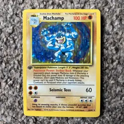 Machamp 1st Edition - 8/102 - Rare Pokemon Card - Image 1