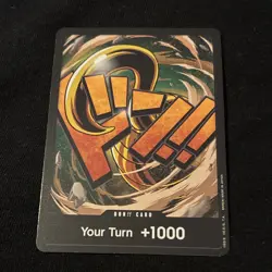Bandai Don!! Card Your Turn +1000 One Piece CCG Standard Regular Card - Image 1