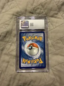 Pokemon Espeon & Deoxys GX SM240 TAG TEAM GX Promo Black Star CGC 8 Holo - Image 2