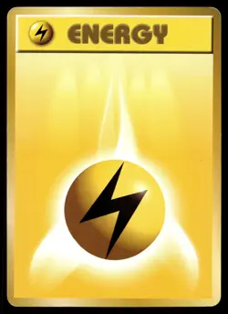 LIGHTNING ENERGY BASE SET POKEMON JAPANESE - Image 1
