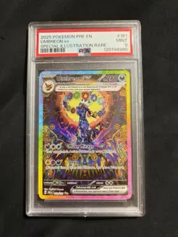 PSA 9 Umbreon ex SIR #161/131 Prismatic Evolutions Pokemon 2025 - Image 1