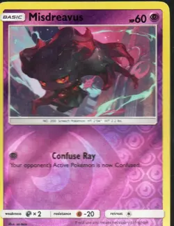 Misdreavus Reverse Holo - 39/111 - Crimson Invasion Pokemon - Image 1