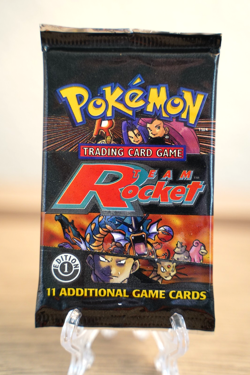 Pokemon 1st Edition Team Rocket Booster Pack Factory Sealed 1999-2000 WOTC - Image 1