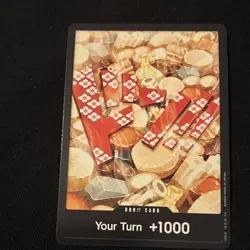 Bandai Don!! Card Your Turn +1000 One Piece CCG Standard Regular Card - Image 1