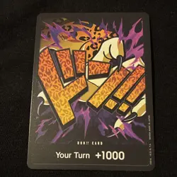 Bandai Don!! Card Your Turn +1000 One Piece CCG Standard Regular Card - Image 1