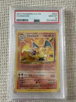 Pokemon Card Charizard 003/034 CLC Classic Collection English Holo PSA 10 - Image 1