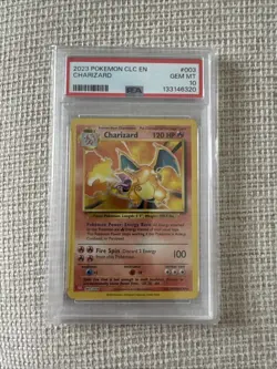 Pokemon Card Charizard 003/034 CLC Classic Collection English Holo PSA 10 - Image 3