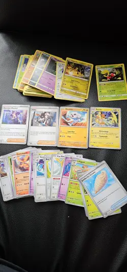 102x Pokemon Cards Bundle – Mixed Lot – Commons, Uncommons & Rares - Image 1
