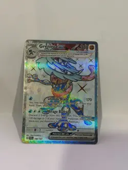 Pokemon Greninja EX SV06 198/167 Full Art Holo Ultra Rare Card - Image 3