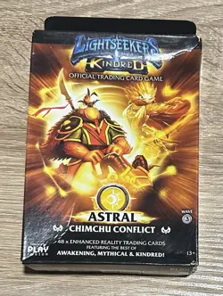 NEW ASTRAL CHIMCHU CONFLICT Lightseekers Kindred Trading Card Game Starter Deck - Image 1
