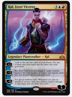 Ral, Izzet Viceroy - Guilds of Ravnica NM-MINT MAGIC GATHERING CARD - Image 1