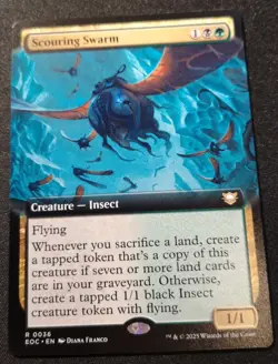 Scouring Swarm - Extended Art - EOC - MTG - EN - NM - 0036 - Image 1