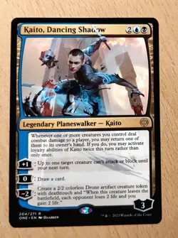 Mtg Magic: Kaito, der tanzende Schatten, Dancing Shadow, Planeswalker English - Image 1