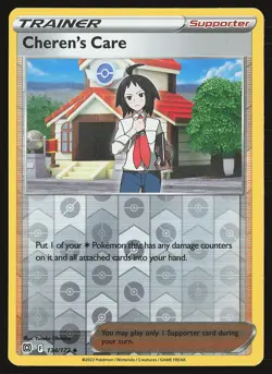 SWSH09: Brilliant Stars Cheren's Care #134/172 Reverse Holo Pokemon Card - Image 1